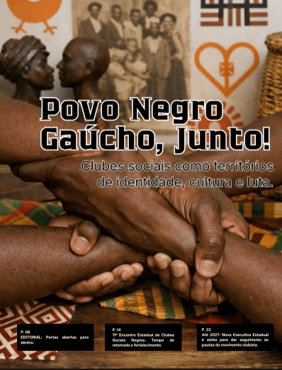 Capa da Revista Digital Povo Negro Gaúcho Junto — Clubes Sociais Negros do Rio Grande do Sul, Edição 2025